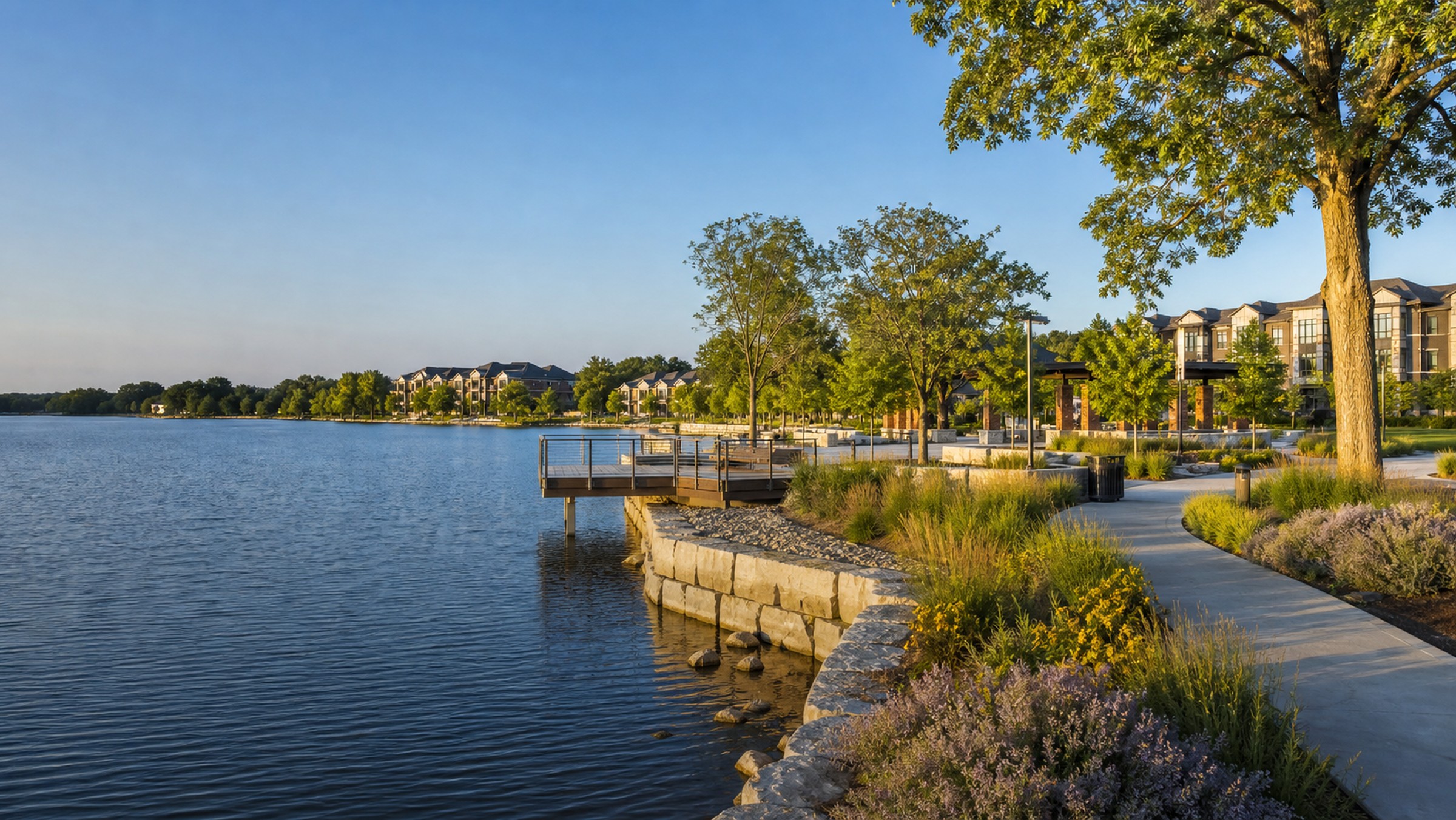 Novi, MI outdoor space built by VIBE Construction