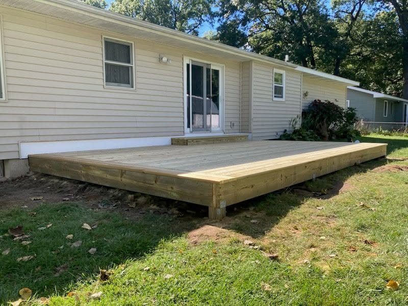 22' x 14' Southern Pine Deck