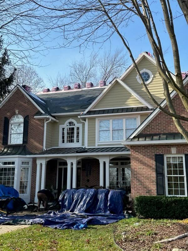 Roof replacement completed by VIBE Construction