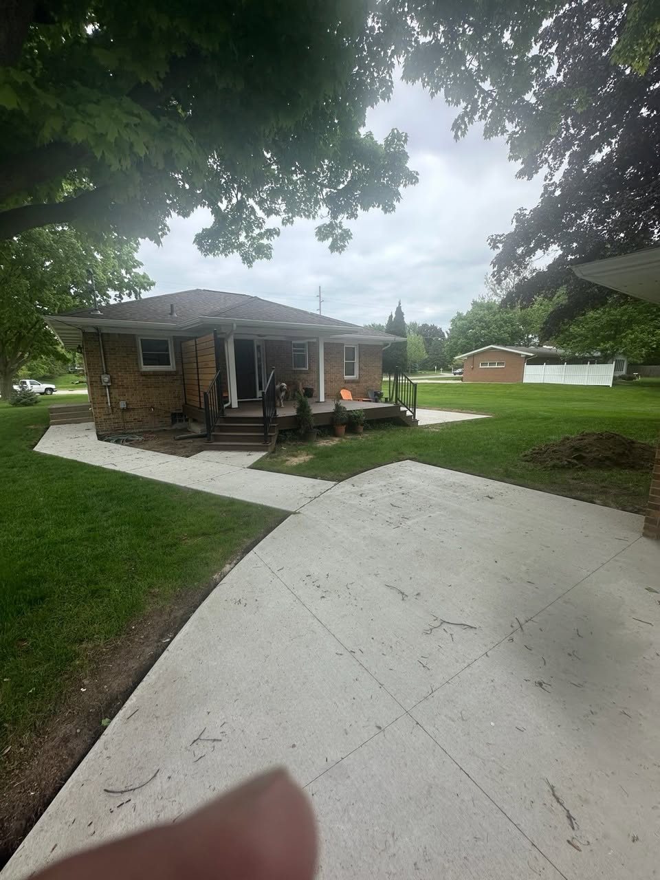 Custom Driveway & Sidewalk Concrete Replacement — thumbnail 2
