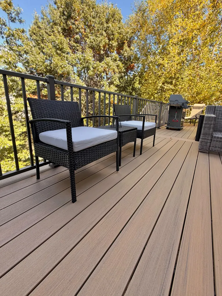 28' x 12' Composite Deck with Stairs to Grade — thumbnail 5