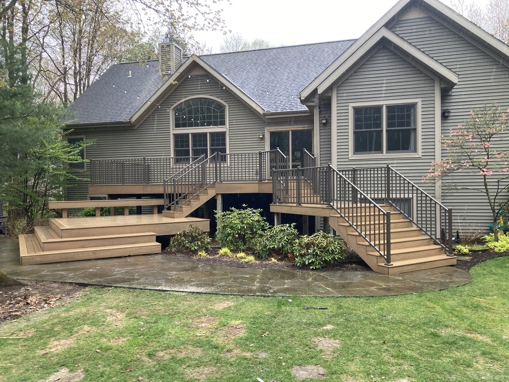 Multi-Tier Composite Deck with Dual Staircases — thumbnail 2
