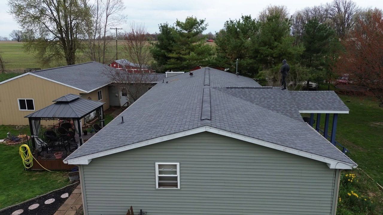 38-Square Pewter Shingle Roof Replacement