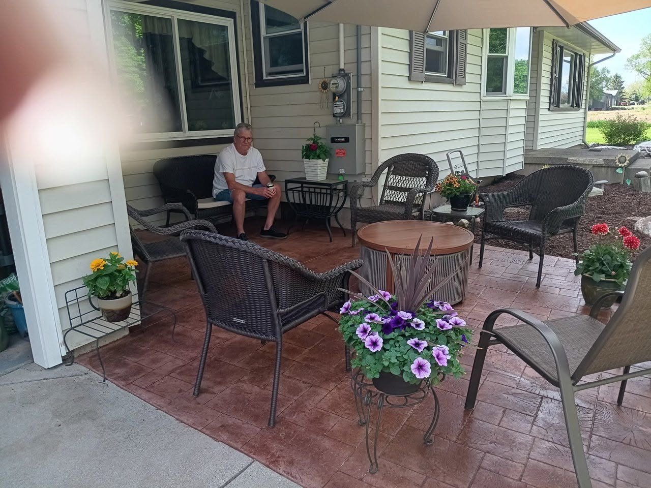 Stamped Concrete Patio Retreat