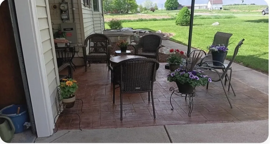 Stamped Concrete Patio Retreat