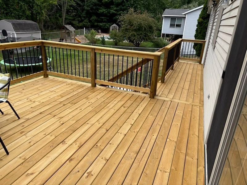 Two-Story Deck with Staircase & Concrete Patio — thumbnail 2