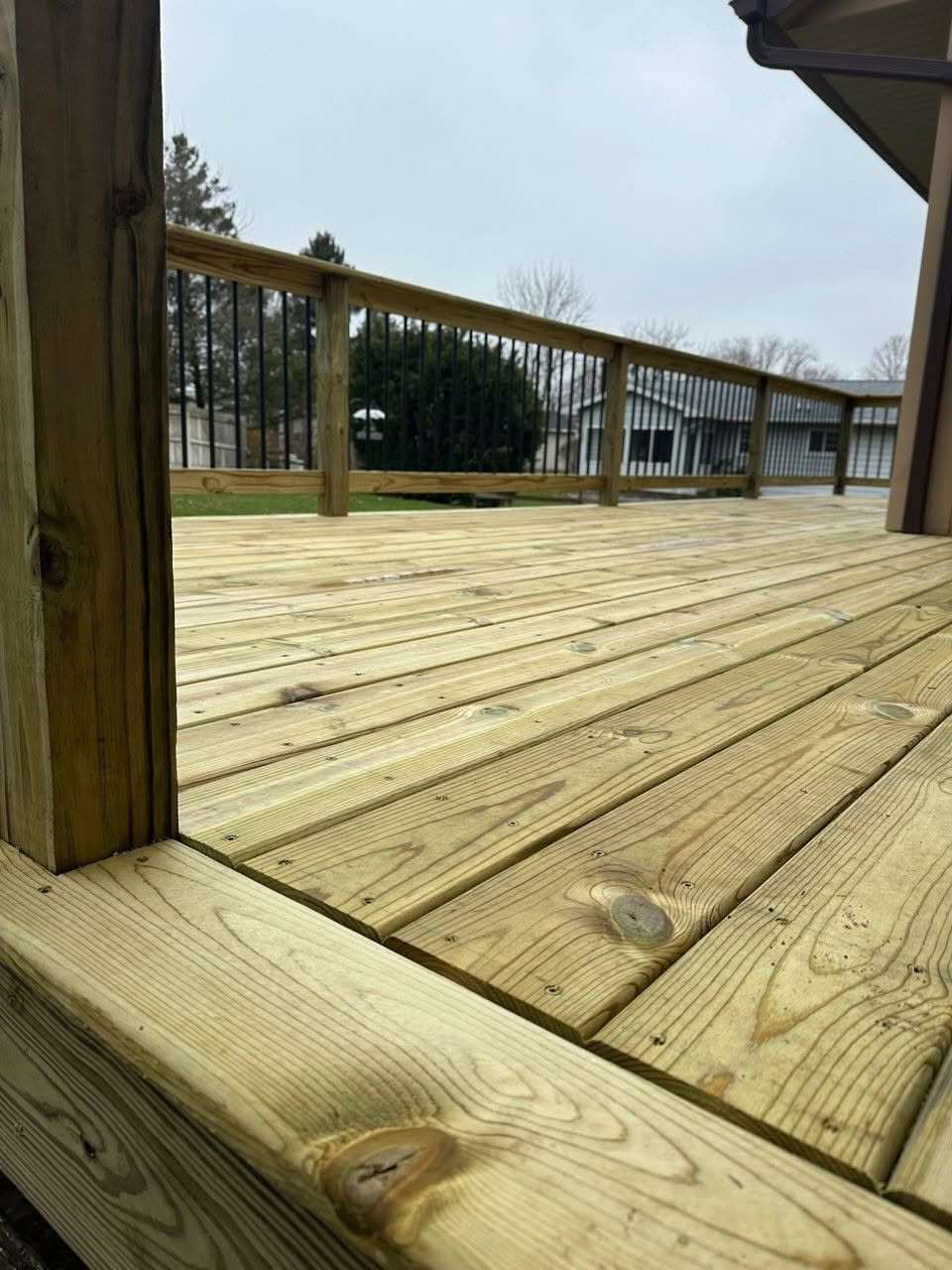 30' Southern Yellow Pine Deck with Lounge Space — thumbnail 2