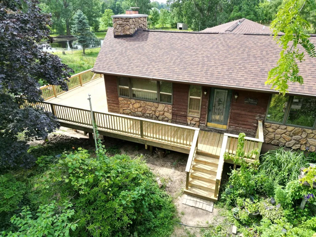 Wraparound Pressure-Treated Deck with Dual Staircases — thumbnail 2