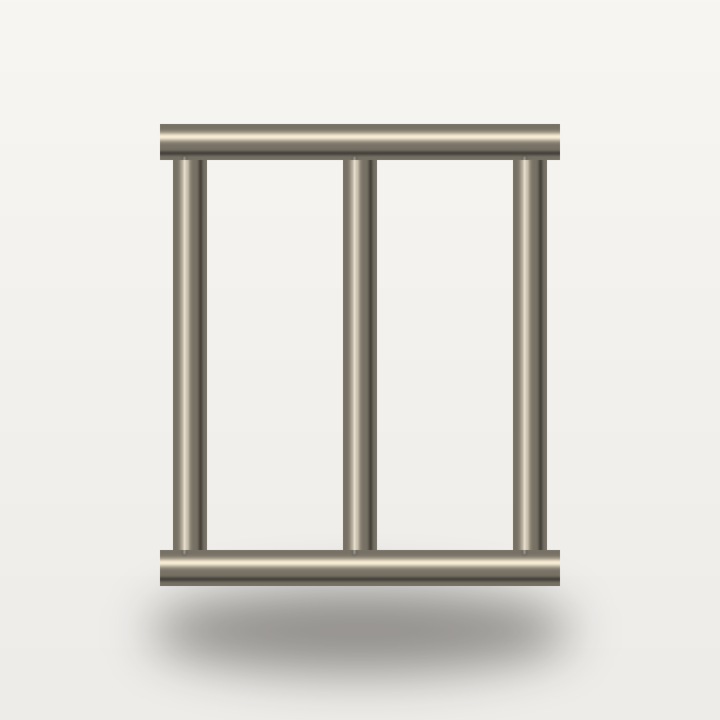 Westbury railing Beige finish