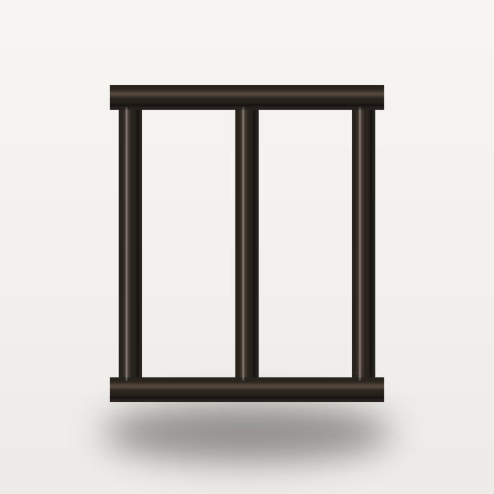 Westbury railing Bronze Fine Texture finish