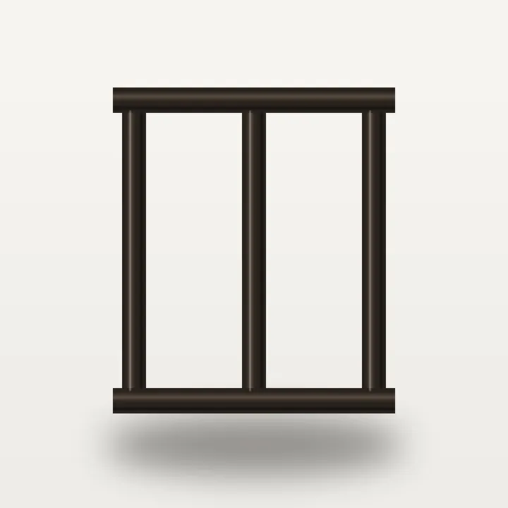 Westbury railing Bronze Fine Texture finish