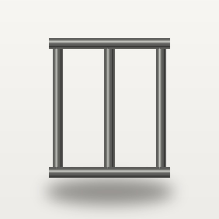 Westbury railing Silver finish