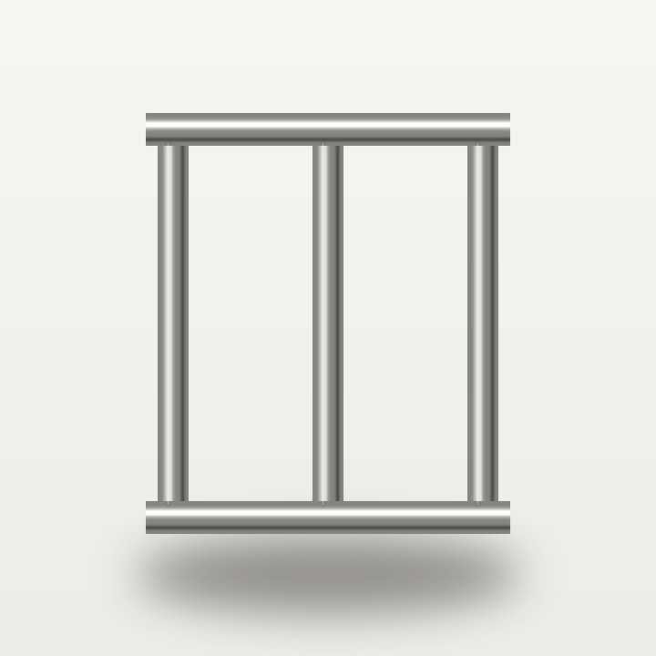 Westbury railing White Fine Texture finish
