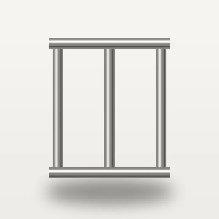 Westbury railing White Fine Texture finish